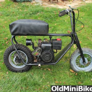 black bike roght side