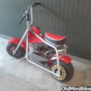 painted minibike