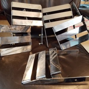 NOS Gilson Chrome Luggage Racks