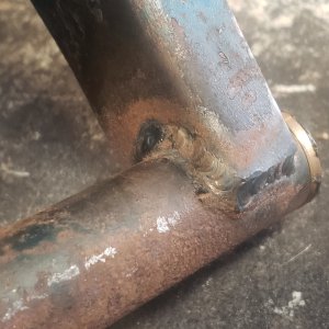 Swingarm weld 1