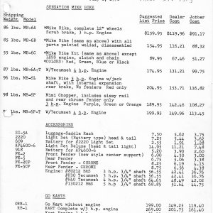 Sensation Mike Bike price sheet.jpg