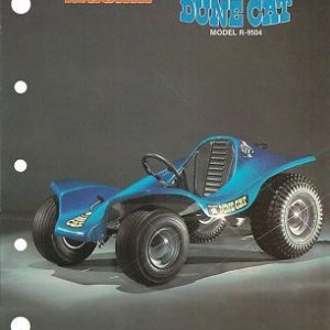 Muskin (Cat) Dune Cat R9504 Brochure (Probably 1973 or 1974)