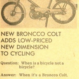 Broncco Colt June 1968