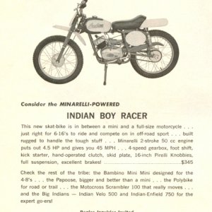 Indian Boy Racer 8-1970