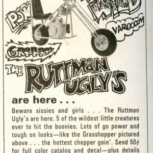 Ruttman Ugly Ad 10-1970
