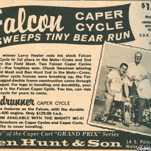 Caper Falcon Ad 11-1959