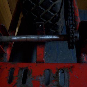 Jackshaft and tire