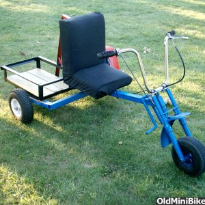 red white blue beer wagon
