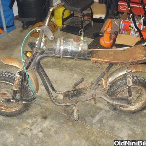 Unknown springer front end mini bike