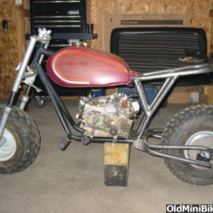 baja mini bike frame for sale