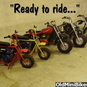 Bikes ready to ride