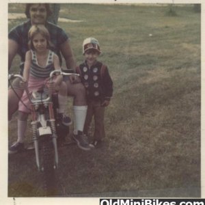 Me, my sister and my Uncle Mike on his Fox Thunderbolt. Jersey Shore early