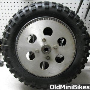 Rear Wheel with sprocket