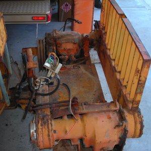 Engine removed