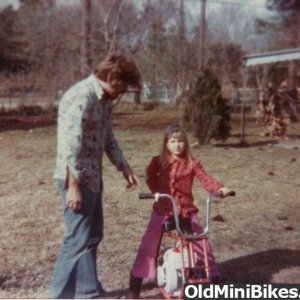 My dad and I in the 70's