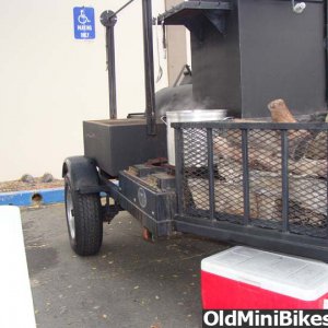 Wood Fired Barbecue Trailer