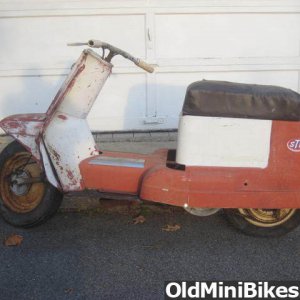 1960 harley motor scooter