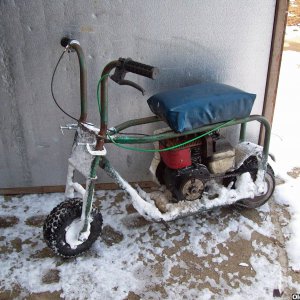 Snow covered Cheeftah