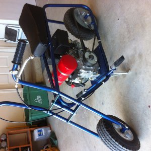 Daughters first mini bike