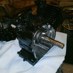 blacked out gx 200 block ready for internals