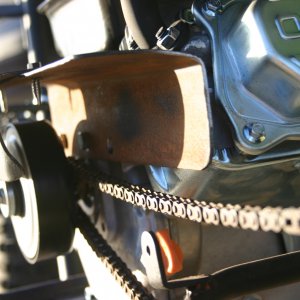 Homemade Chain Guard for a Harbor Freight 6.5 engine