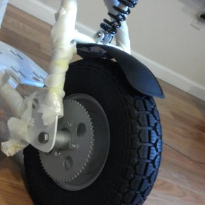 Mounted Rear Tire
