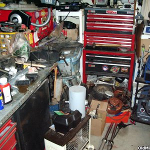messy garage