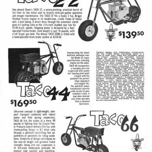 1960s Taco catalogs/brochures