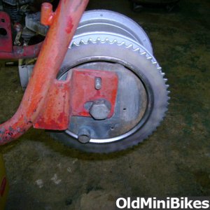 Bonanza Brake & Sprocket Mock Up