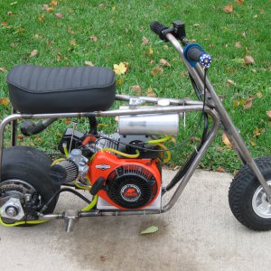 minidragbike build 2012   mock up complete