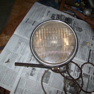 Ford model T nickle plated headlight