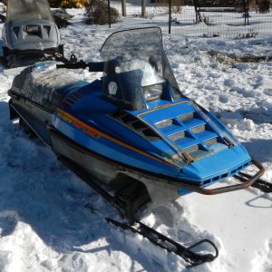 1987 polaris indy sport front