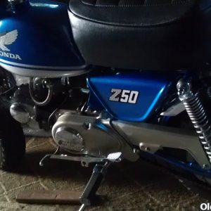 my honda z50 mini trail,,,70cc 4 speed