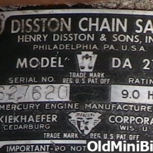 Disston Chain Saw