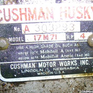 Cushman Husky Engine
