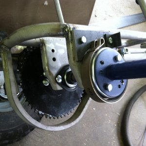 New Chainguard and brake mount