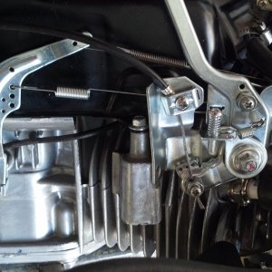 Predator throttle linkage