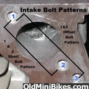 Briggs 5hp Intake Bolt Patterns