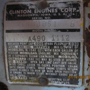 Clinton A490 Panther Engine