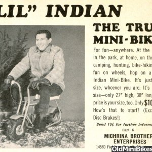 Lil Indian Ad 1966