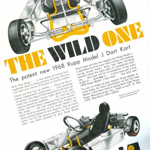 Rupp Dart J Kart Ad 1968