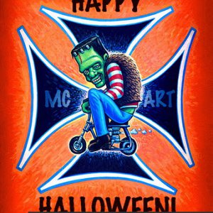 Frankenstein-Mini-Bike-Halloween