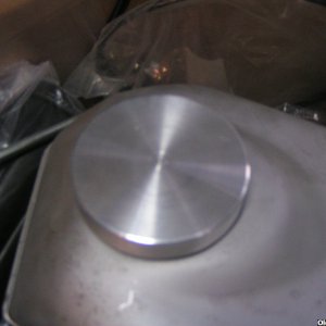 removed dented gas cap top and made a aluminum one.
