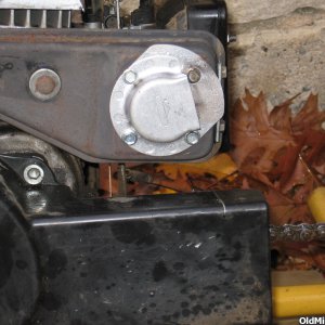 Briggs 3hp spark arrestor installed on 97cc OEM muffler