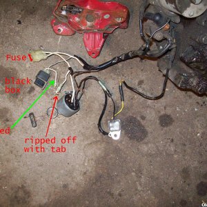 Honda GX160 lighting starter wiring