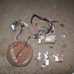 Honda GX160 lighting coil flywheel starter