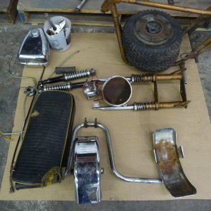 Rupp TT500 in pieces