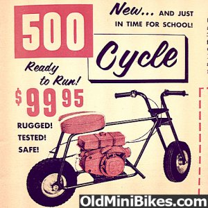 500 Industries Cycle w/Clinton Engine