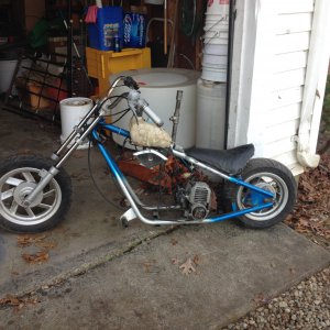 Before and after pics of mini chopper