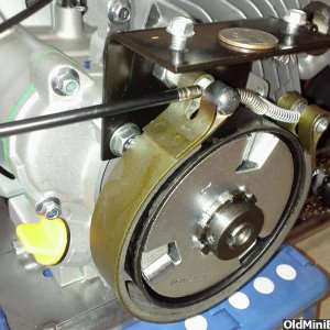 Band brake setup